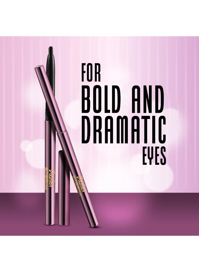 DAZLLER Eterna Kohl Definer, 0.35G, Black - Waterproof, Smudge-Proof, Matte Kohl Pencil With Ultra-Rich Pigments - Image 2